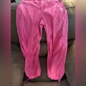 American Eagle Outfitters Pink Wide Leg Pants